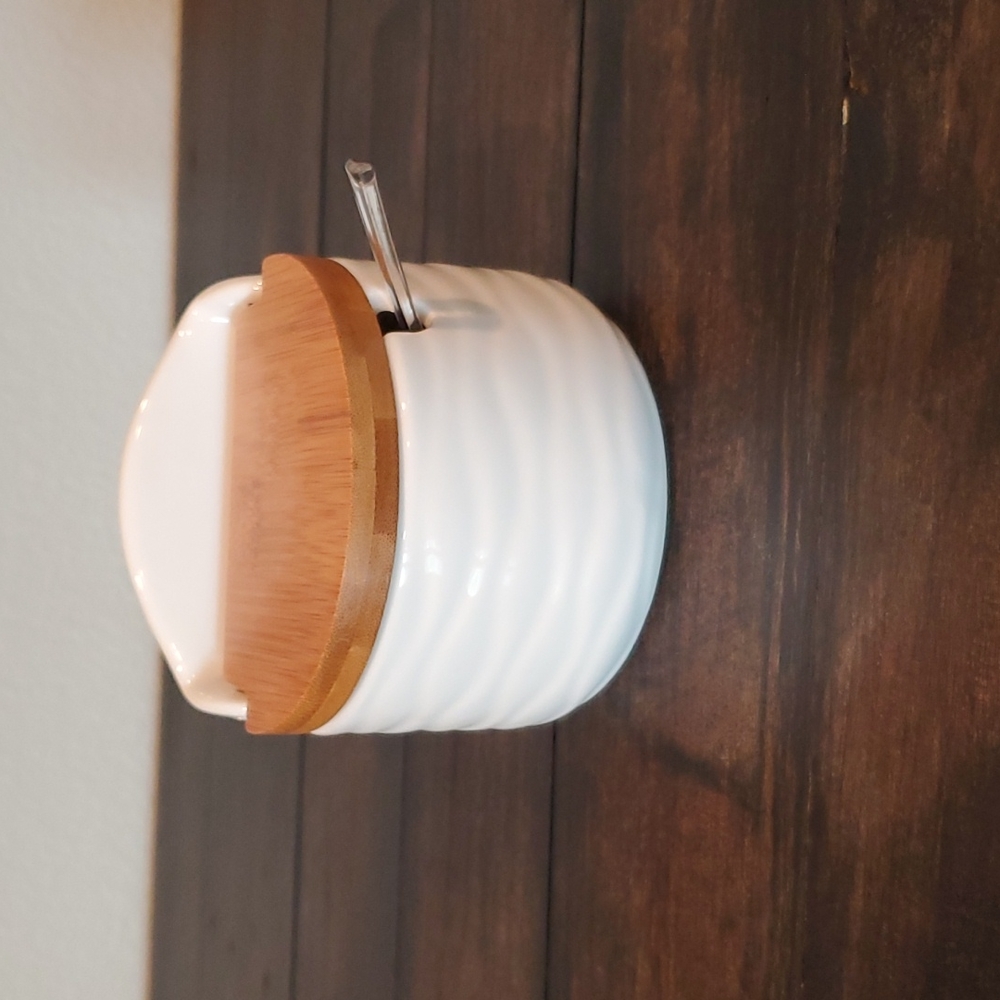 2 for 10 Sugar or condiment bowl with spoon